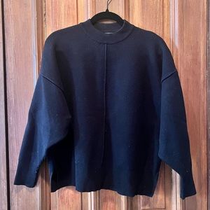 Black Woven Sweater